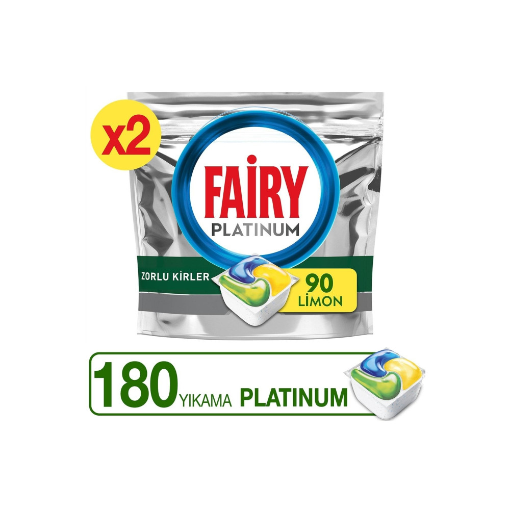 Fairy Platinum Bulaşık Makinesi Kapsülü 90 Lı X 2 Adet Bulaşık Yıkama Fiyatı