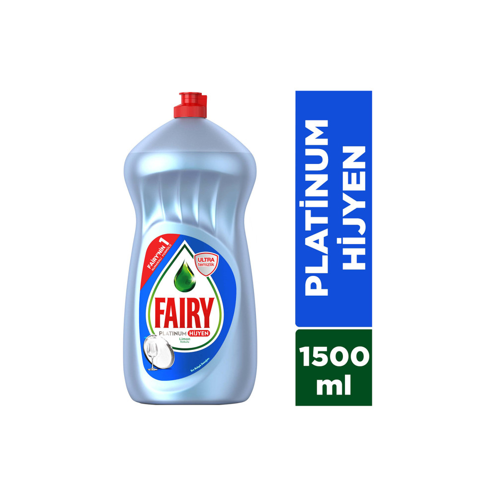Fairy Platinum Hijyen Sıvı Bulaşık Deterjanı 1500 ml Limon Bulaşık Yıkama Fiyatı