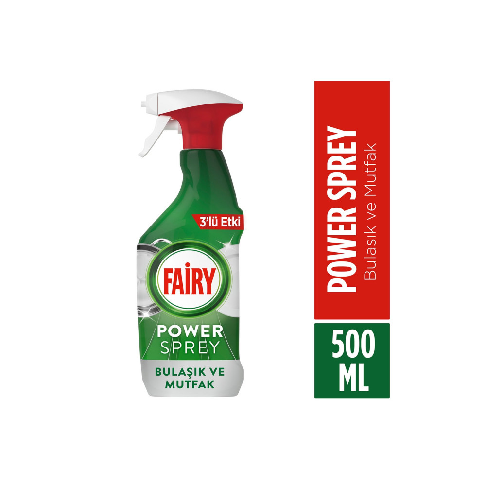 Fairy Power Sprey 3’ü 1 Arada Bulaşık Ve Mutfak 500 ml Bulaşık Yıkama Fiyatı