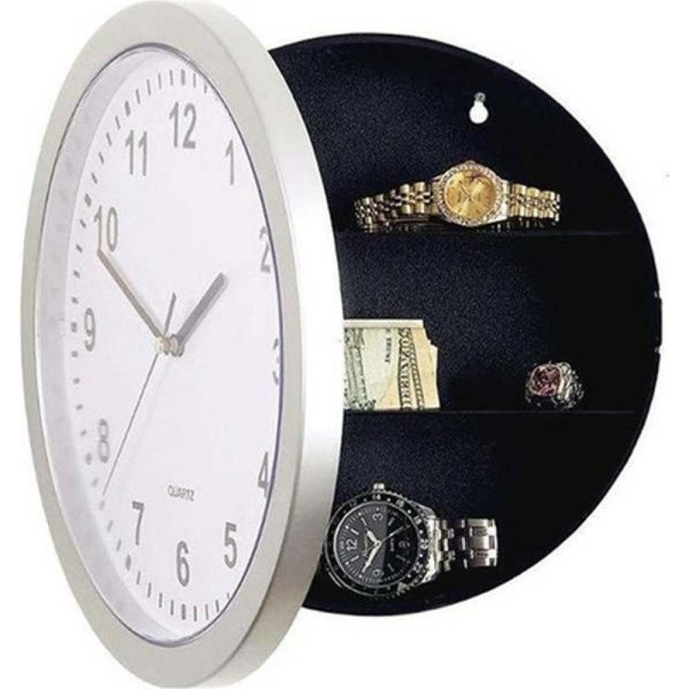 Faith Duvar Saati Gizli Kasa,saat Kasası Gizli Kasalar Gizli Duvar Saati (Yurt Dışından) - Beyaz - 37 cm Dekoratif Saat Fiyatı