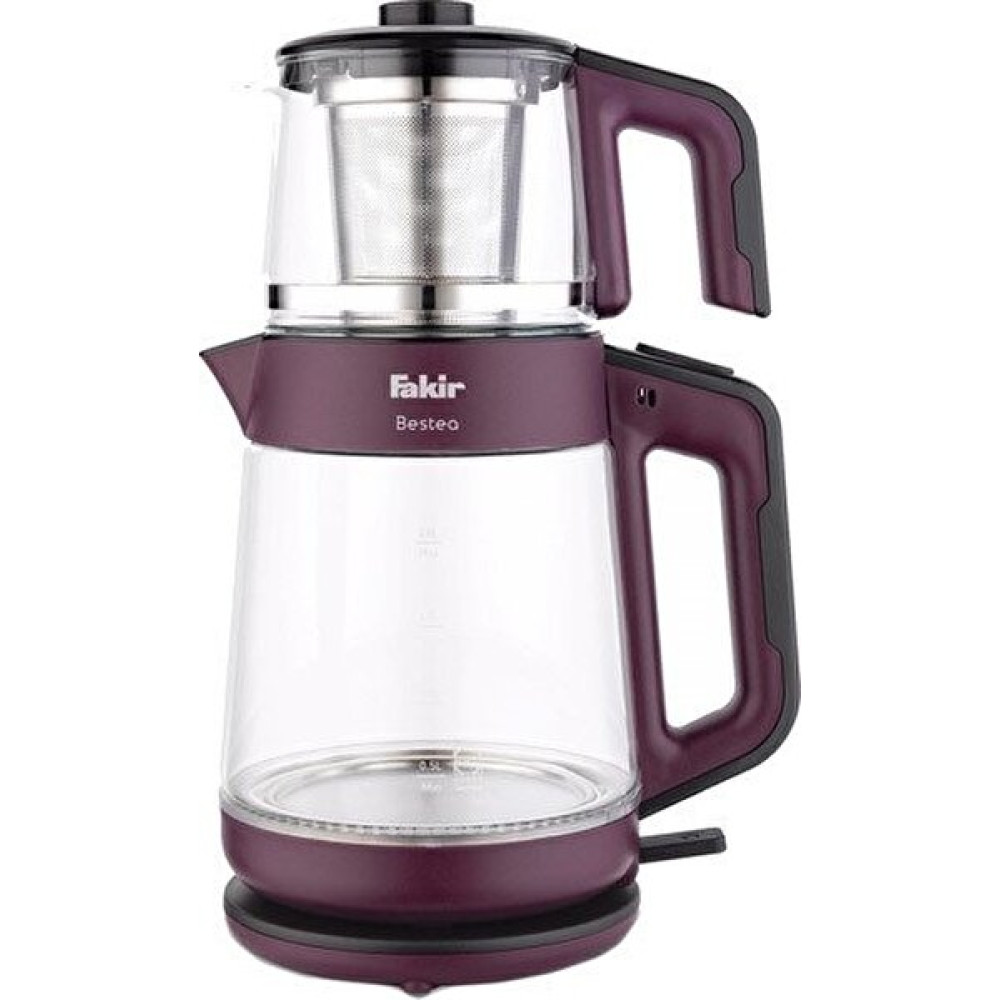 Fakir Bestea Violet 1900 W Cam Demlikli Mor Çay Makinesi Çay Makineleri Fiyatı