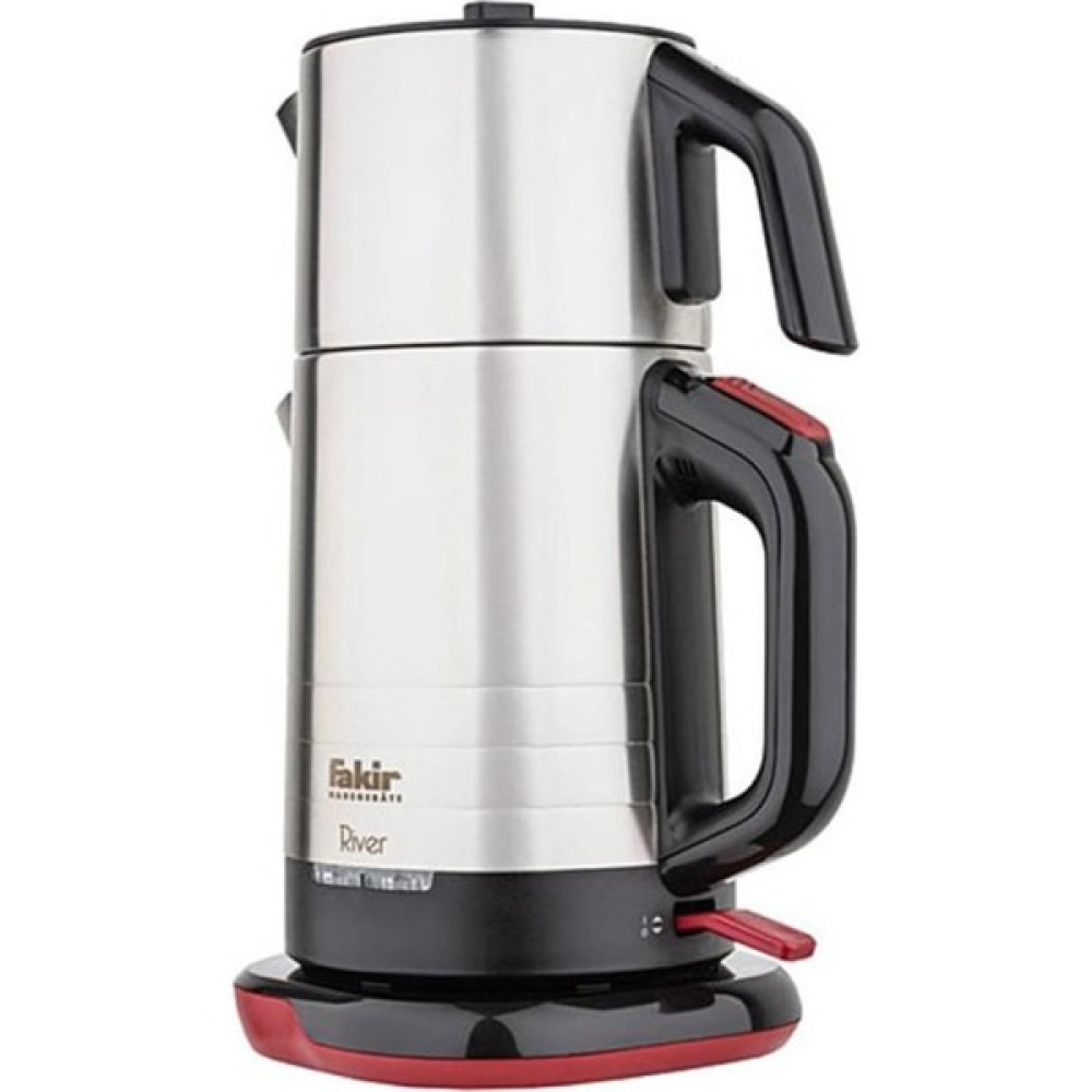 Fakir Çay Makinesi Inox Çelik Çay Makinesi - İnox - Kırmızı Çay Makineleri Fiyatı