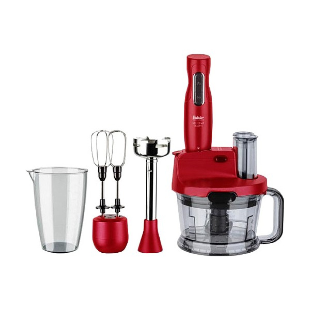 Fakir Mr Chef Quadro Kırmızı 1000 W Blender Seti Blenderler Fiyatı
