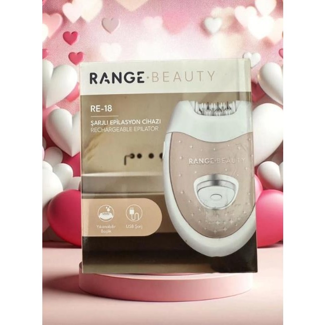 Fakir Range Beauty RE18 Şarjlı Epilasyon Cihazı Ağda Ürünleri ve Makineleri Fiyatı