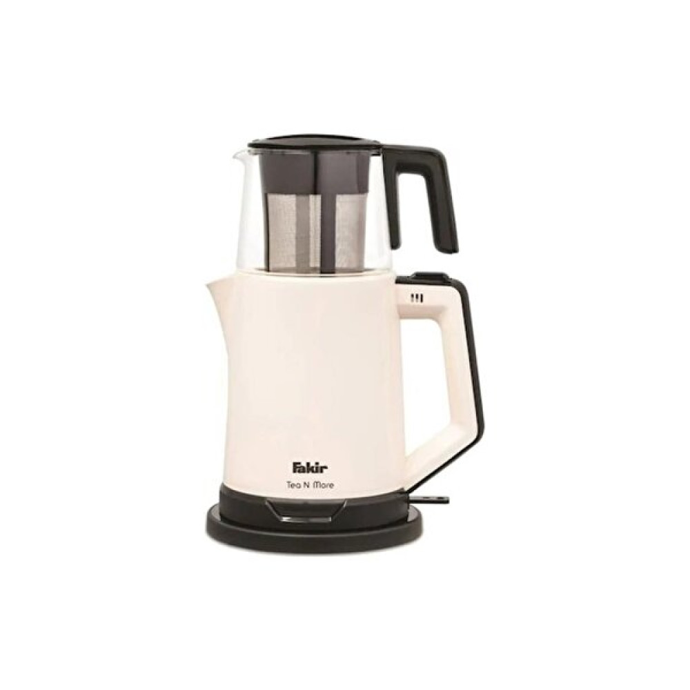 Fakir Tea N More 1.7 L 1600 W Cam Demlikli Krem Çay Makinesi Çay Makineleri Fiyatı