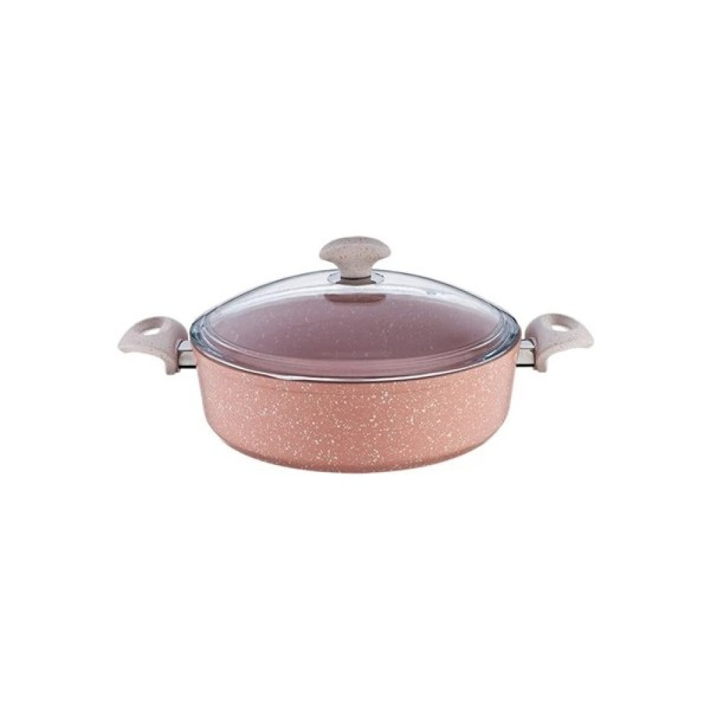 Falez Alberto 26 cm Granit Karnıyarık Tenceresi - Rose - 26CM Tencere / Tava Setleri Fiyatı