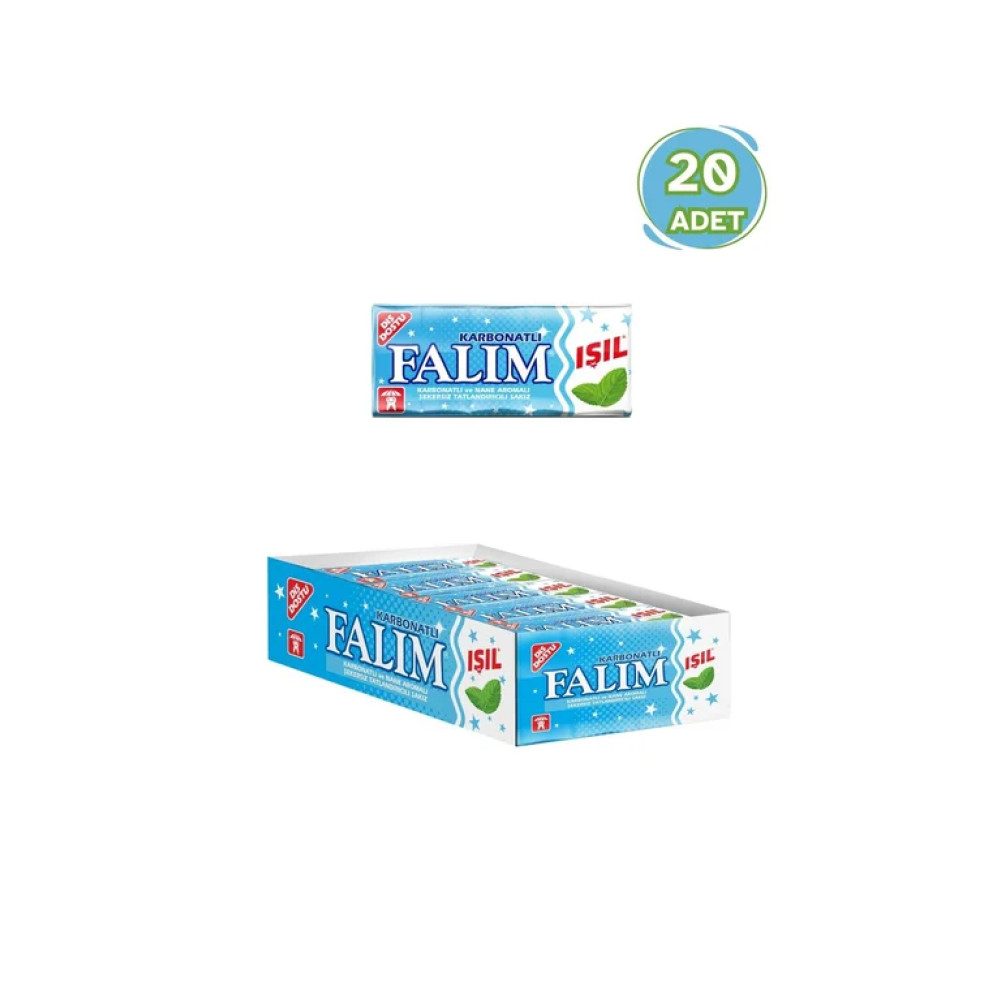 Falım Işıl Nane Aromalı Sakız 8 Gr - 20 Adet Şekerleme Sakız Fiyatı