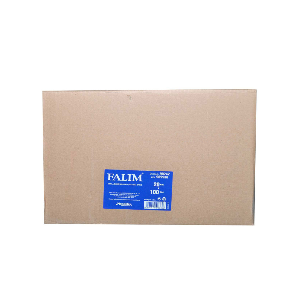 Falım Sakız 100'lü Paket Damla Sakız Aromalı