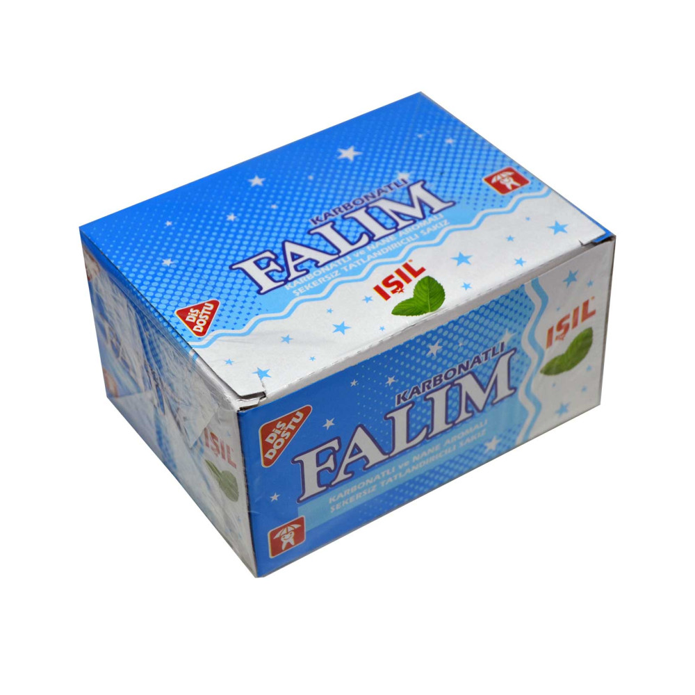 Falım Sakız 100'lü Paket Işıl Karbonatlı & Nane Aromalı