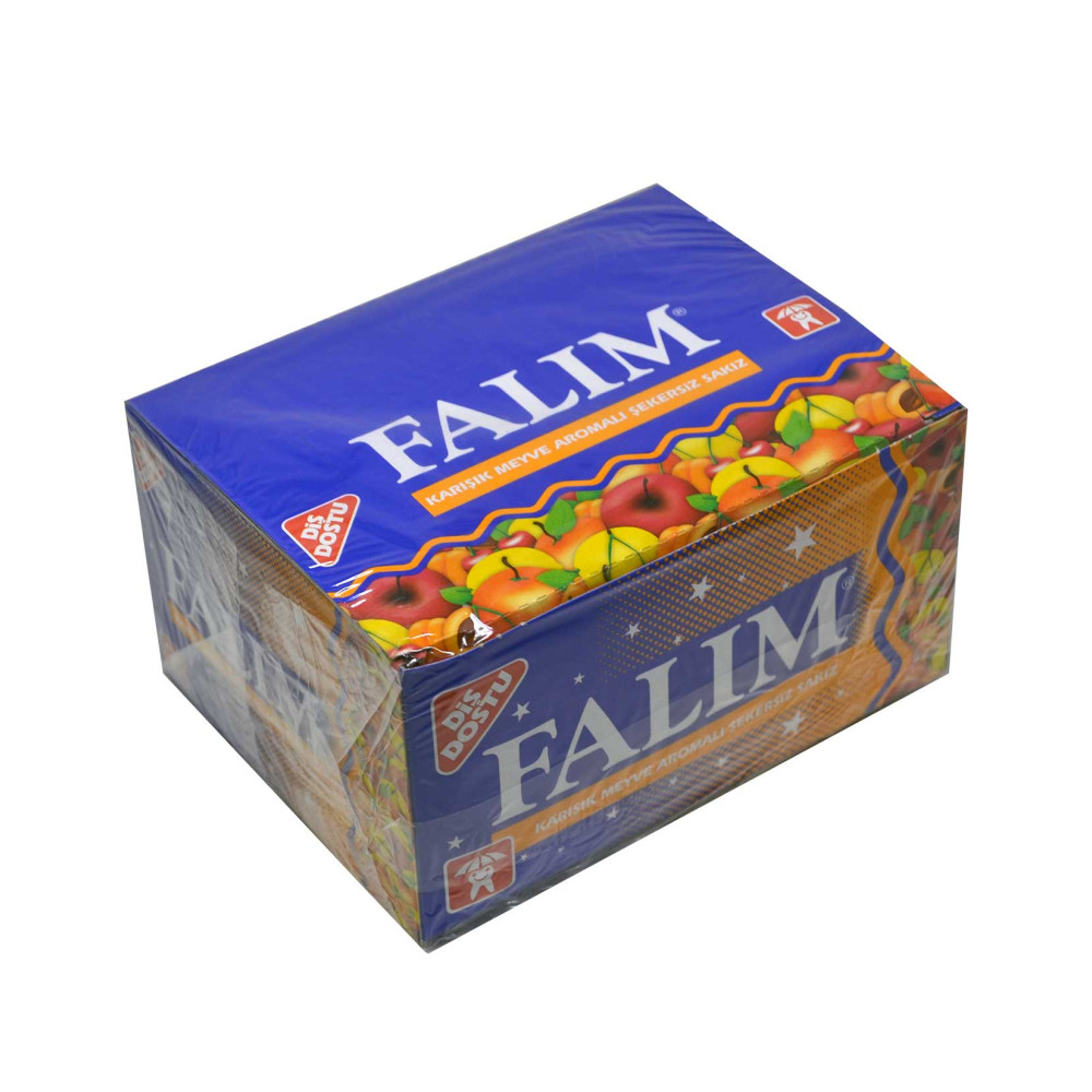 Falım Sakız 100'lü Paket Karışık Meyve Aromalı