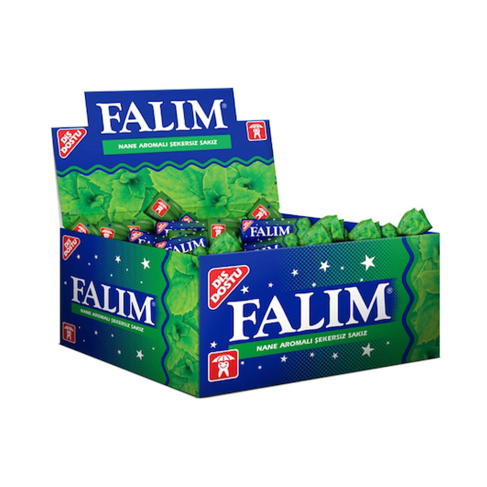 Falım Sakız 100'lü Paket Nane Aromalı Şekerleme Sakız Fiyatı