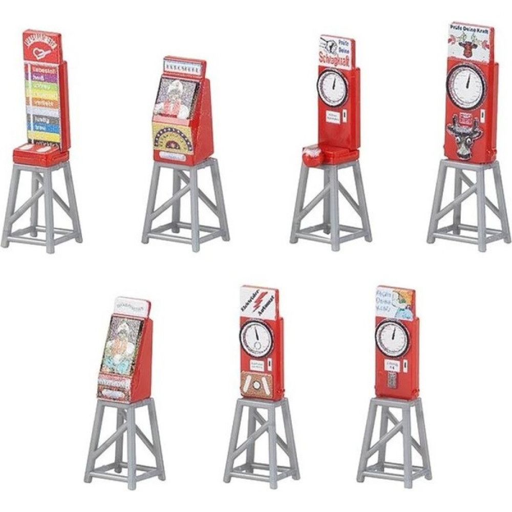 Faller 180946 1/87 Slot Makinaları ( 7 Adet ) Demonte Plastik Maketi Oto Boyaları Fiyatı