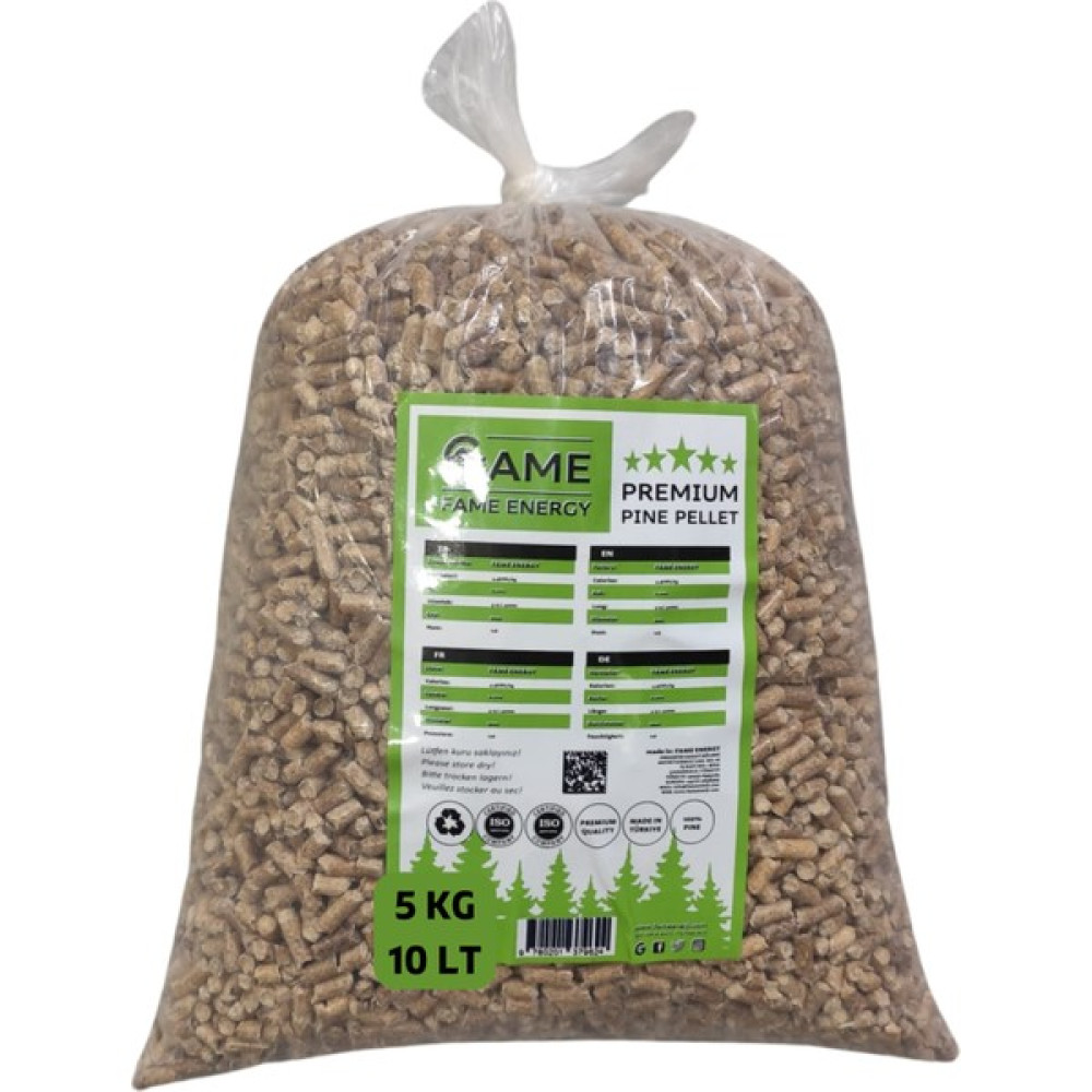 Fame Enerji Enerji % 100 Çam Peleti Kedi Kumu 5 kg 10 Lt 6 mm Evcil Hayvan Ürünleri Fiyatı