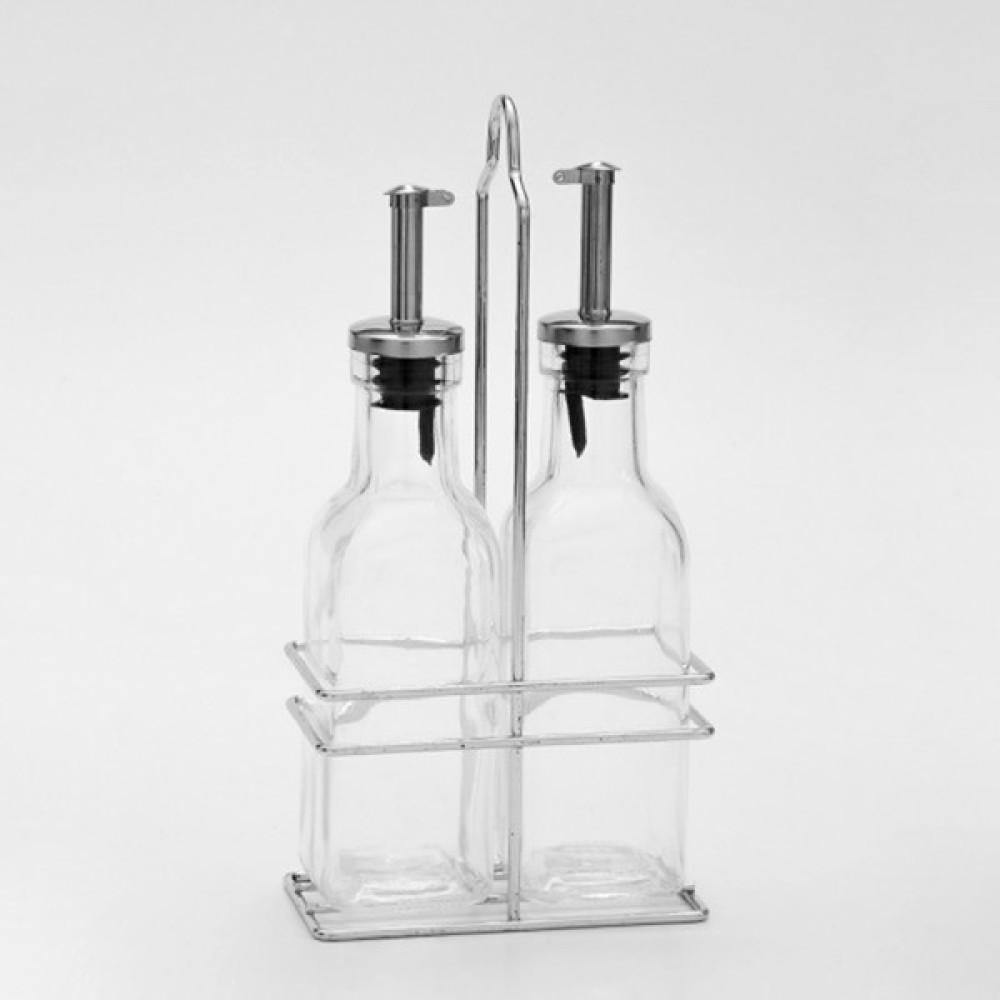 Fame Kitchen 2'li Metal Standlı Cam Yağlık Sirkelik Seti 2X200 ml Mutfak Gereçleri Fiyatı