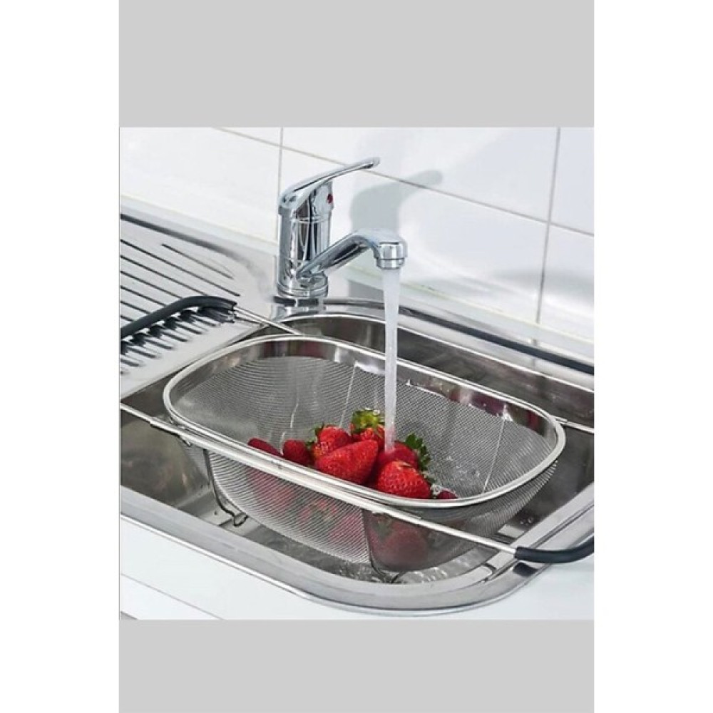 Fame Kitchen Ün Htc 2 Lavabo Süzgeci 34*24*11 cm Kulpları Açılabilir - 1 Adet Mutfak Gereçleri Fiyatı
