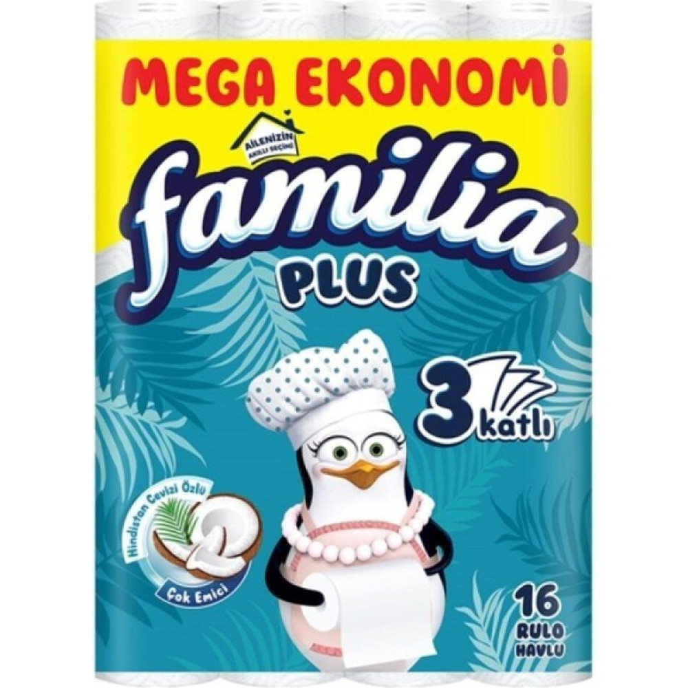 Famılıa Havlu Hındıstan Cev. 16 Rulo - Beyaz Kağıt Havlu Fiyatı