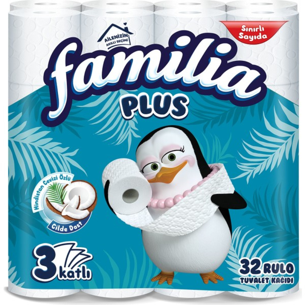 Familia Plus Coconut Özlü Tuvalet Kağıdı 32 Tuvalet Kağıdı Fiyatı