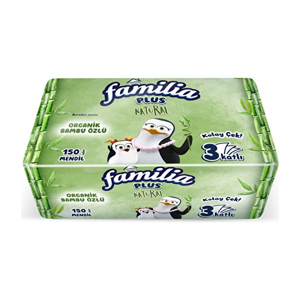 Familia Plus Natural Çek Al Mendil 150'LI (5 Adet) Peçete Fiyatı