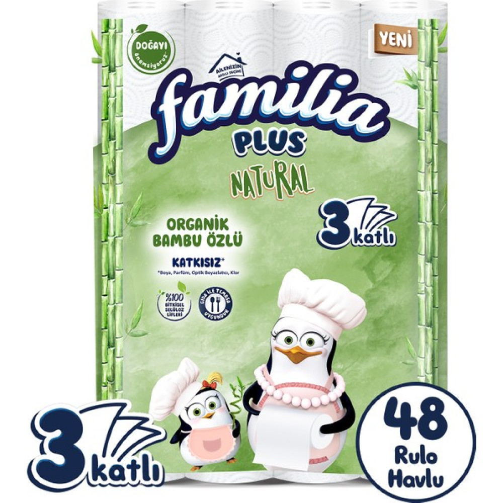 Familia Plus Natural Kağıt Havlu 48 Rulo Kağıt Havlu Fiyatı