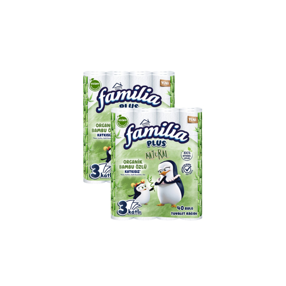 Familia Plus Natural Tuvalet Kağıdı 40lı 2 Paket Tuvalet Kağıdı Fiyatı
