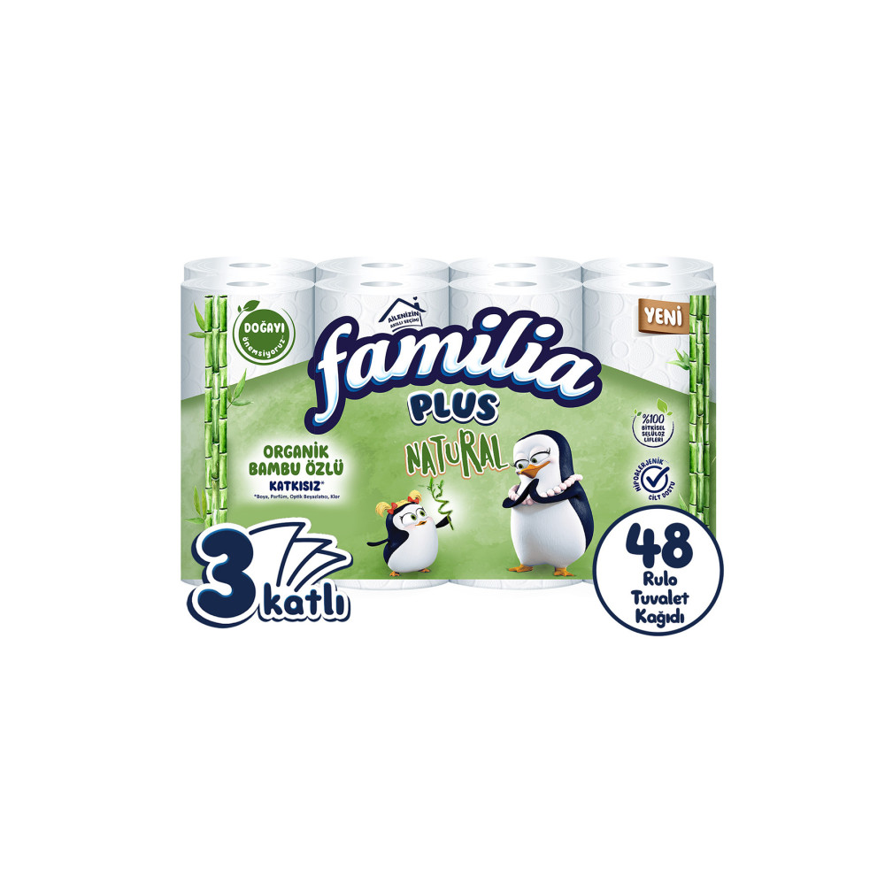 Familia Plus Natural Tuvalet Kağıdı 48 Rulo (16 Rulo X 3 Paket) Tuvalet Kağıdı Fiyatı