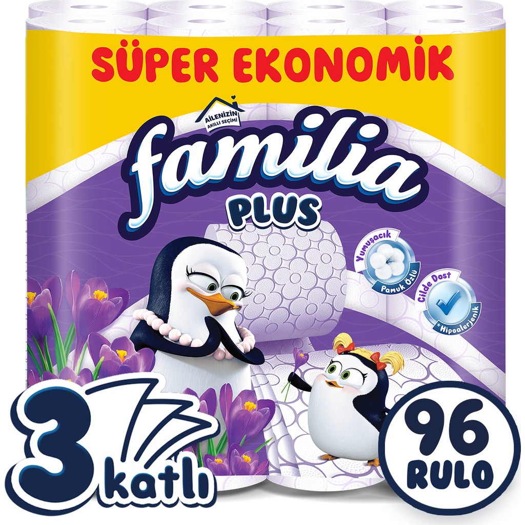 Familia Plus Parfümlü Tuvalet Kağıdı 96 Rulo 3 Katlı Ekstra Yumuşak ve Dayanıklı Parfümler Fiyatı