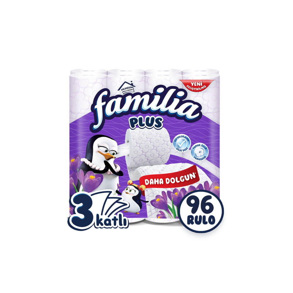 Familia Plus Parfümlü Tuvalet Kağıdı 96 Rulo (32 Rulo X 3 Paket) Tuvalet Kağıdı Fiyatı