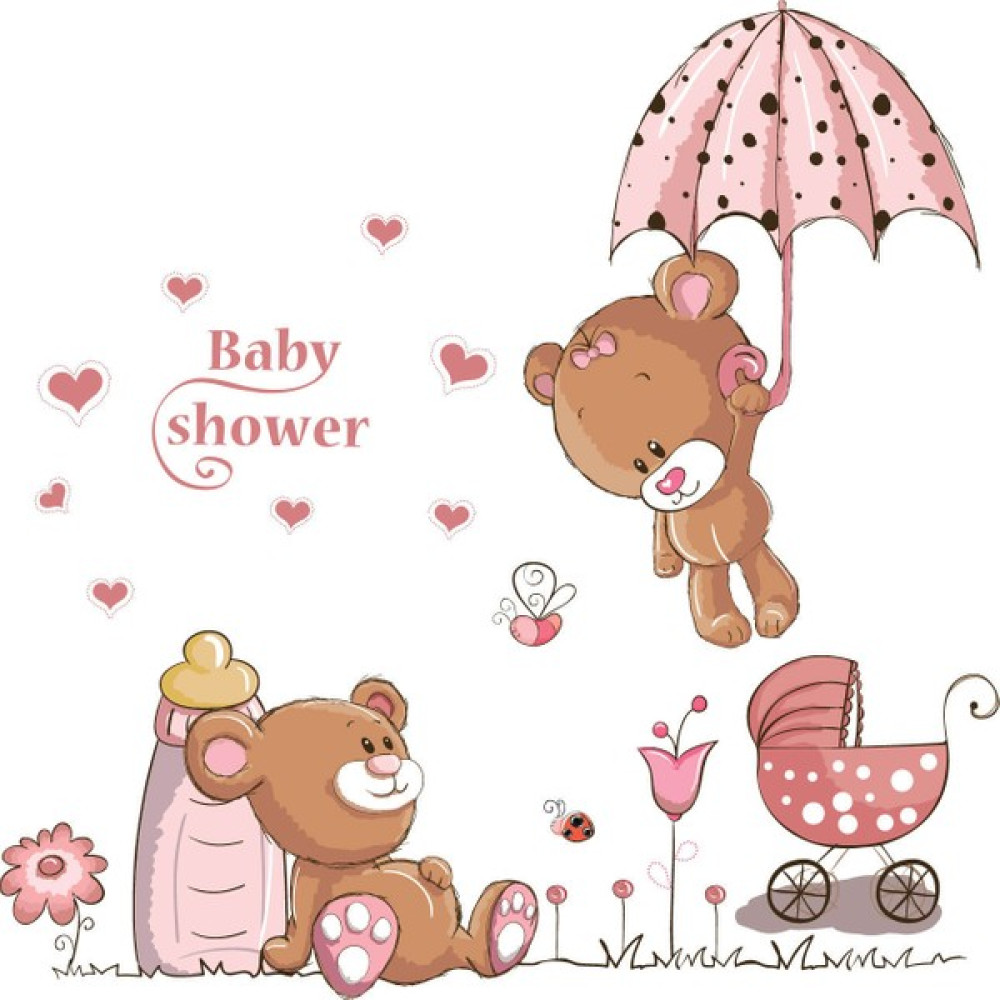 Family Co. Çocuk Odası Duvar Dekorasyonu Dekor Duvar Sticker Şeker Kız Candy - 50 cm - Açık Kahverengi Sticker Fiyatı