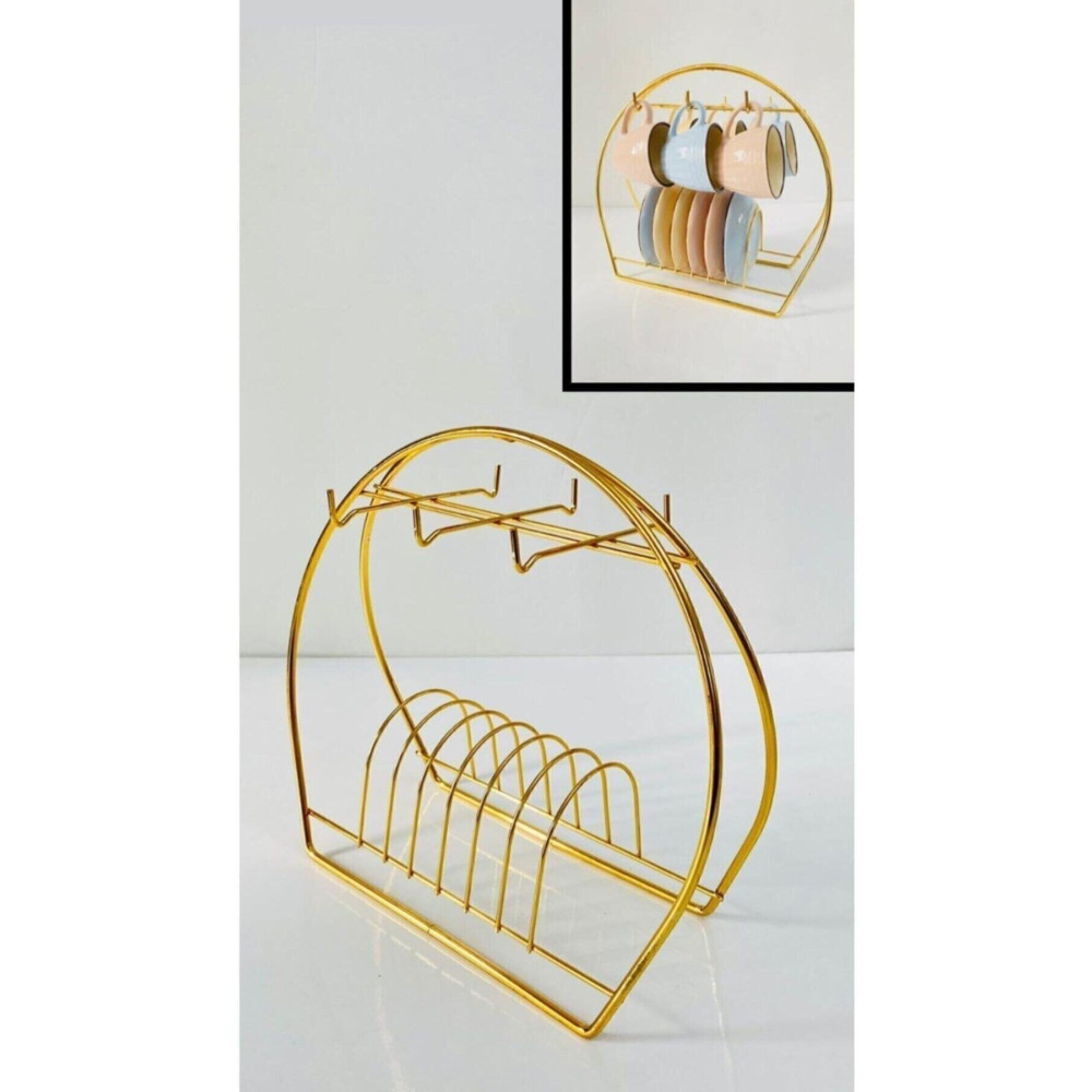 family kitchen Pratik Gold Altın Renk Kupa Fincan Askılığı Mutfak Düzenleyici Ev & Dekorasyon Aksesuarları Fiyatı