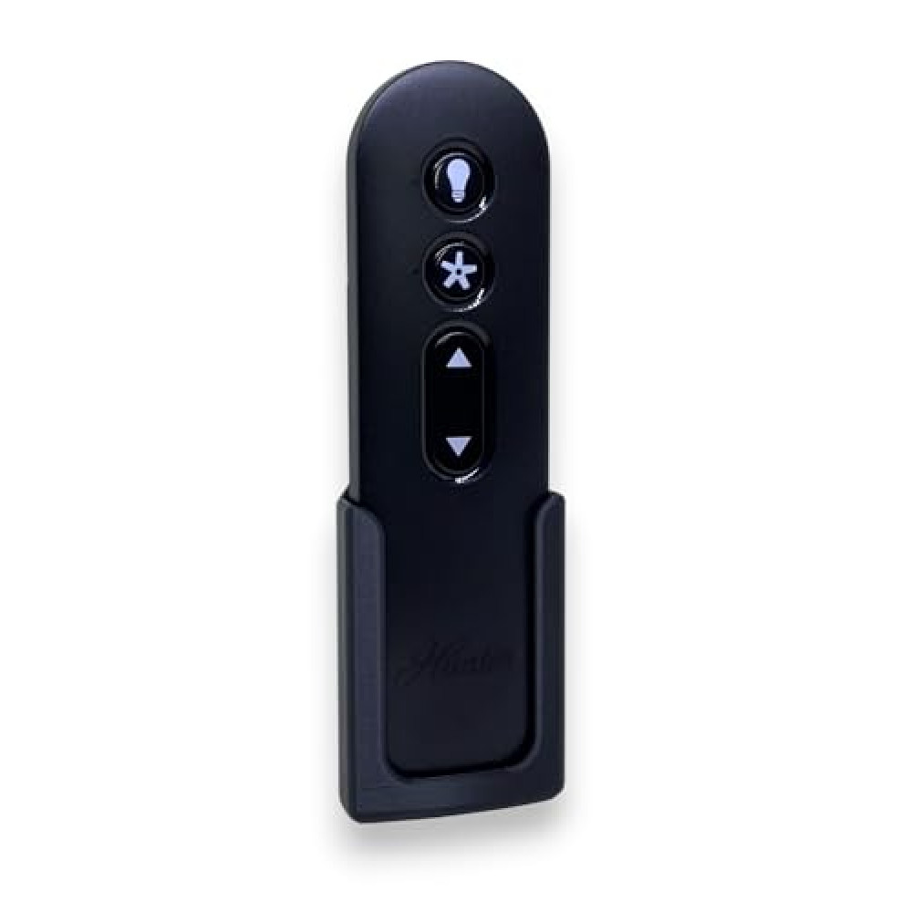Fan Remote Holder Wall Mount Bracket for Hunter K5579 K5580 Ceiling Fan Remote Control (1 Pk Black)