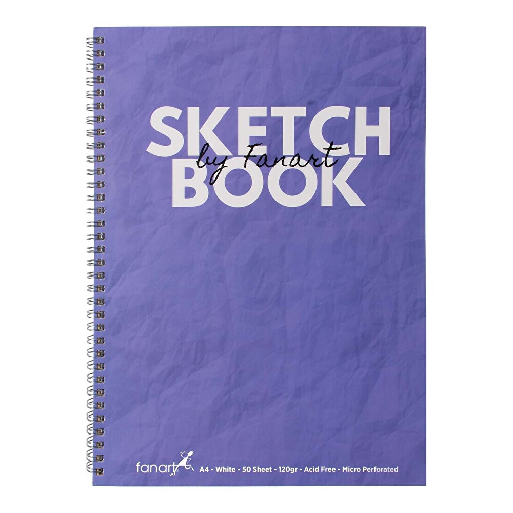 Fanart A4 Turkuaz Spiralli 50 Yaprak Eskiz Defter 120 g Defter & Kağıt Ürünleri Fiyatı