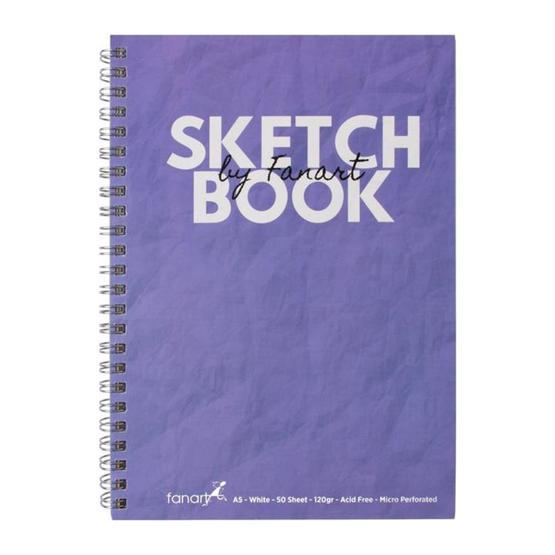 Fanart Academy A5 Spiralli 120 gr 50 Yaprak Sketch Book