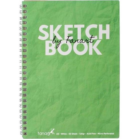 Fanart Academy A5 Spiralli 120 gr 50 Yaprak Sketch Book