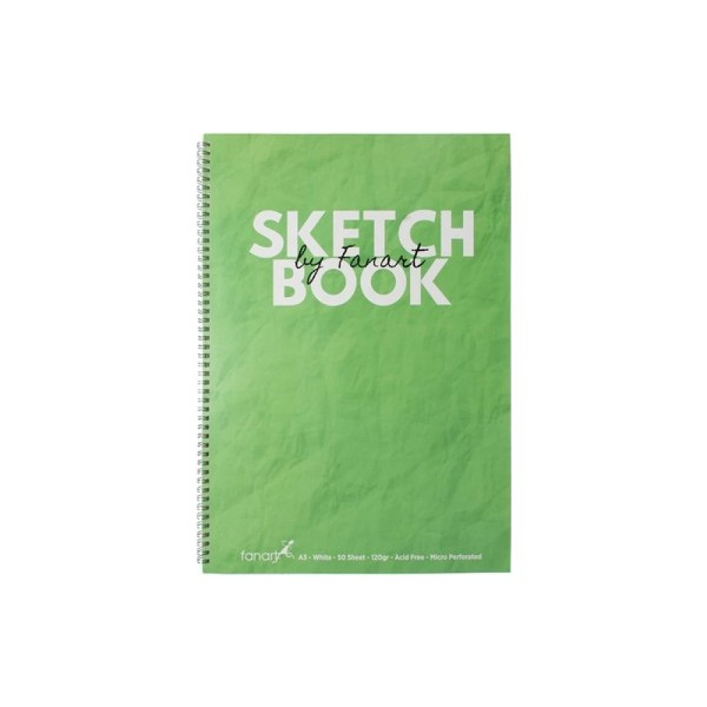 Fanart Academy Sketch Journal 120gr 50Yp A6 Yeşil LV-F-8673.A6 Defter & Kağıt Ürünleri Fiyatı