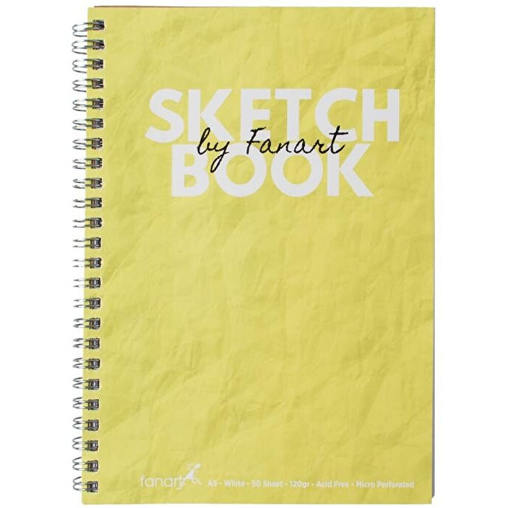 FANART SKETCH BOOK A5 SPİRALİ 50Y SARI Defter & Kağıt Ürünleri Fiyatı