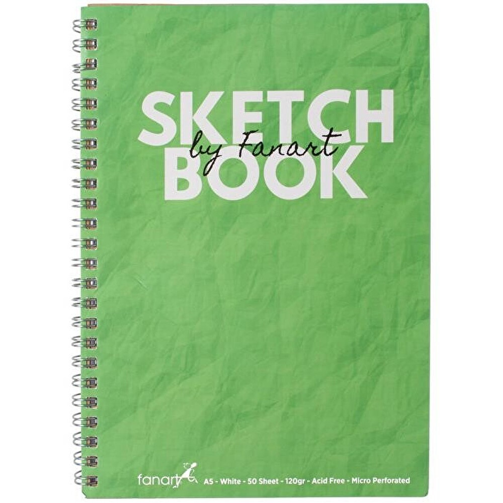 FANART SKETCH BOOKA5 SPİRALİ 50Y YEŞİL Defter & Kağıt Ürünleri Fiyatı