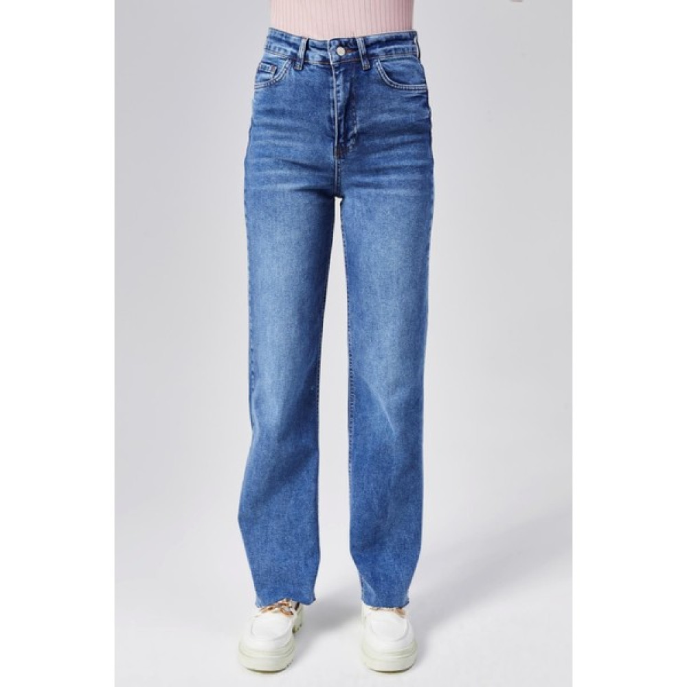 Fancy Kadın Slim Fit Mom Jean Kadın Trençkot Fiyatı