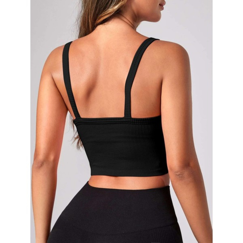 Fancy&Dancy Kadın Kaşkorse Şık Büstiyer - Ribana Kumaş Askılı Crop Üst – 60600 Bluz Fiyatı