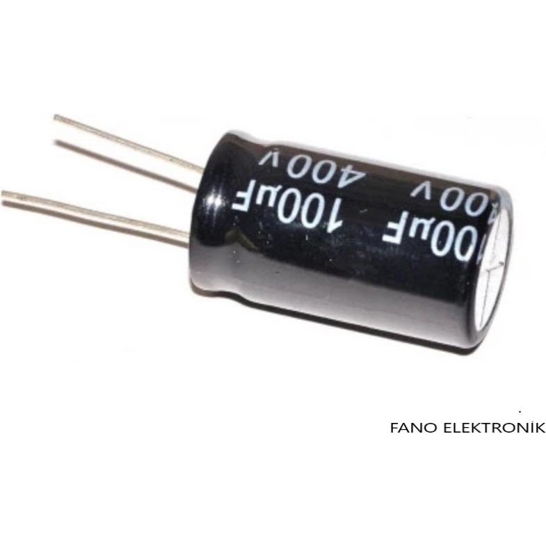 Fano 100UF 400V Kondansatör 7.5mm 18X31.5MM 2 Adet - 1 Çift SSD / Solid State Drive Fiyatı