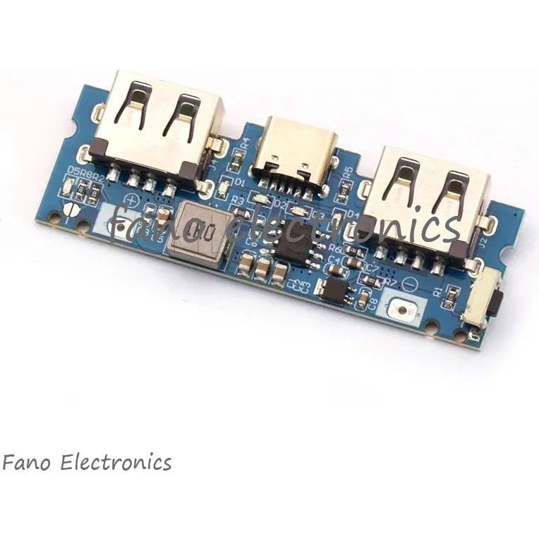 Fano (5 Adet) Type-C Şarj Devre Çift USB Şarj Bankası Güç Kartı Güçlendirici Modül 2.4A 5V - 0 Bilgisayar Çevirici ve Adaptörü Fiyatı