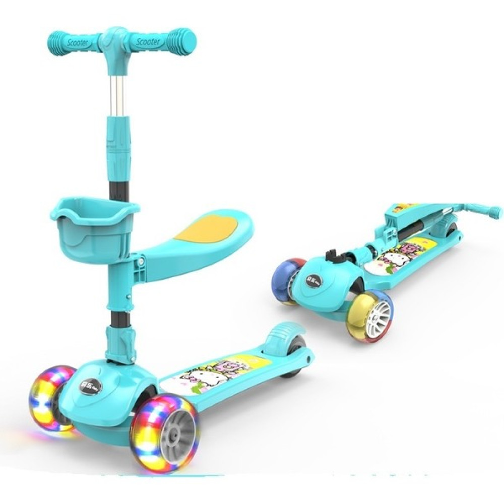 Fansheng-HB Çocuk Scooter'ı 1-2-3-6-12 Yaş 3'ü 1 Arada (Yurt Dışından) - Yeşil Açık Hava, Deniz ve Spor Oyuncakları Fiyatı