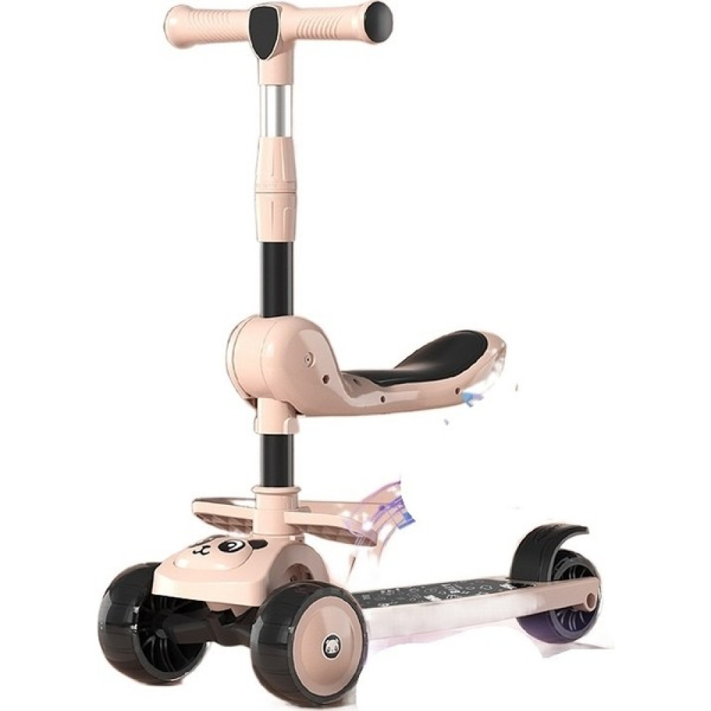 Fansheng-HB Çocuk Scooter'ı Oturabilir ve Çocuk Kaydırak Arabasını Kaydırabilir (Yurt Dışından) - Açık Pembe Bebek Oyuncakları Fiyatı