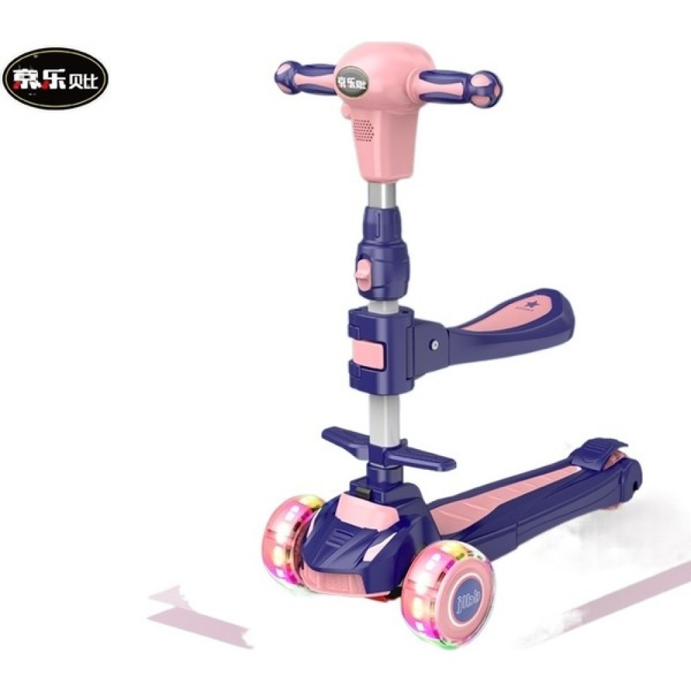 Fansheng-HB Çocuk Scooter'ı Oturabilir ve Üçü Bir Arada Çocuk Kaydırağı Arabasını Kaydırabilir (Yurt Dışından) - Mor Açık Hava, Deniz ve Spor Oyuncakları Fiyatı