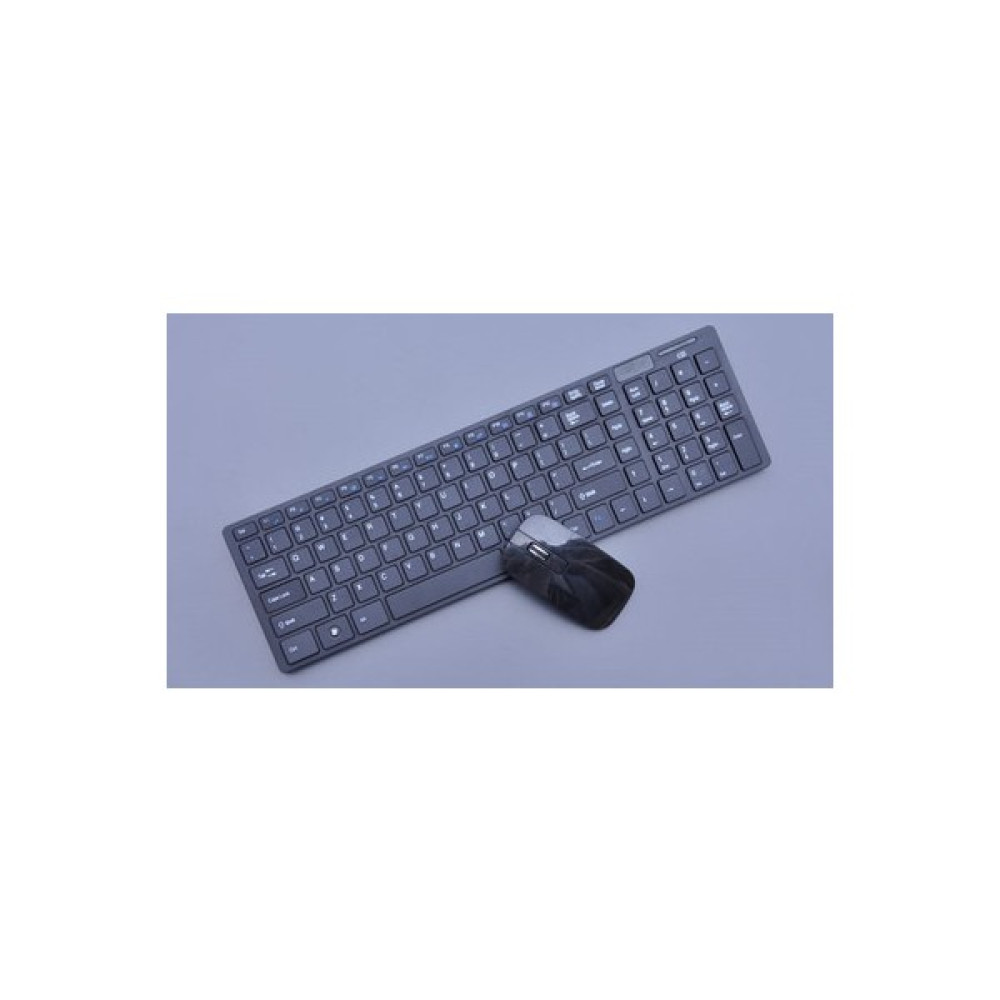 Fansheng-HB Ofis Ultra Ince Kablosuz Bluetooth Fotoelektrik Klavye ve Fare Seti (Yurt Dışından) - Kırmızı - Siyah Klavye - Mouse Fiyatı