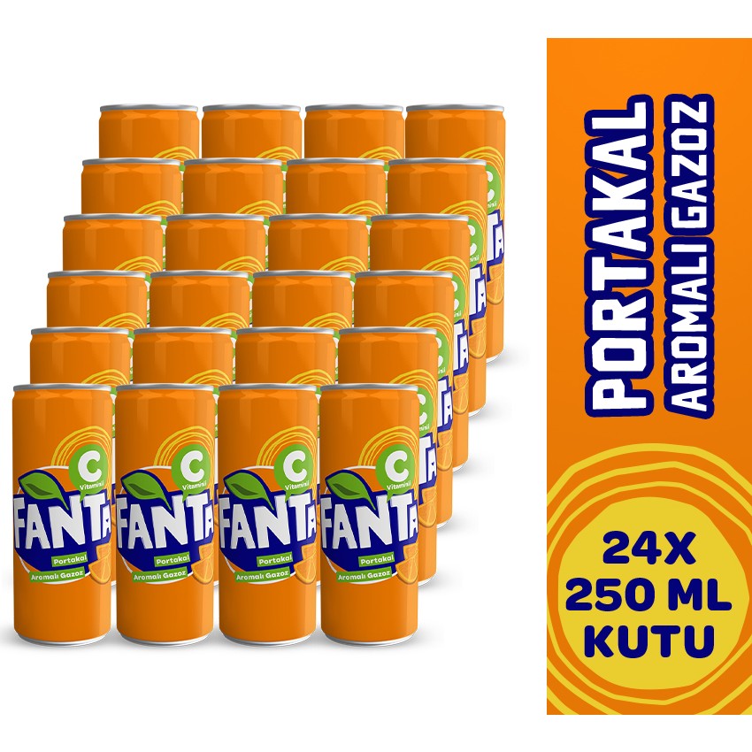 Fanta 250 ml Kutu 24'lü Paket Diğer Fiyatı