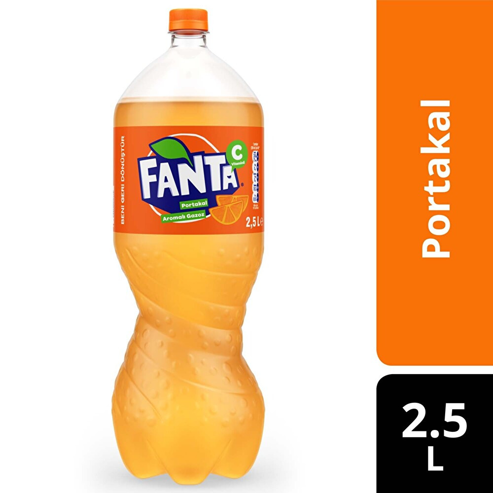 Fanta Portakal Aromalı Gazoz Pet 2,5 L Gazlı İçecek Fiyatı