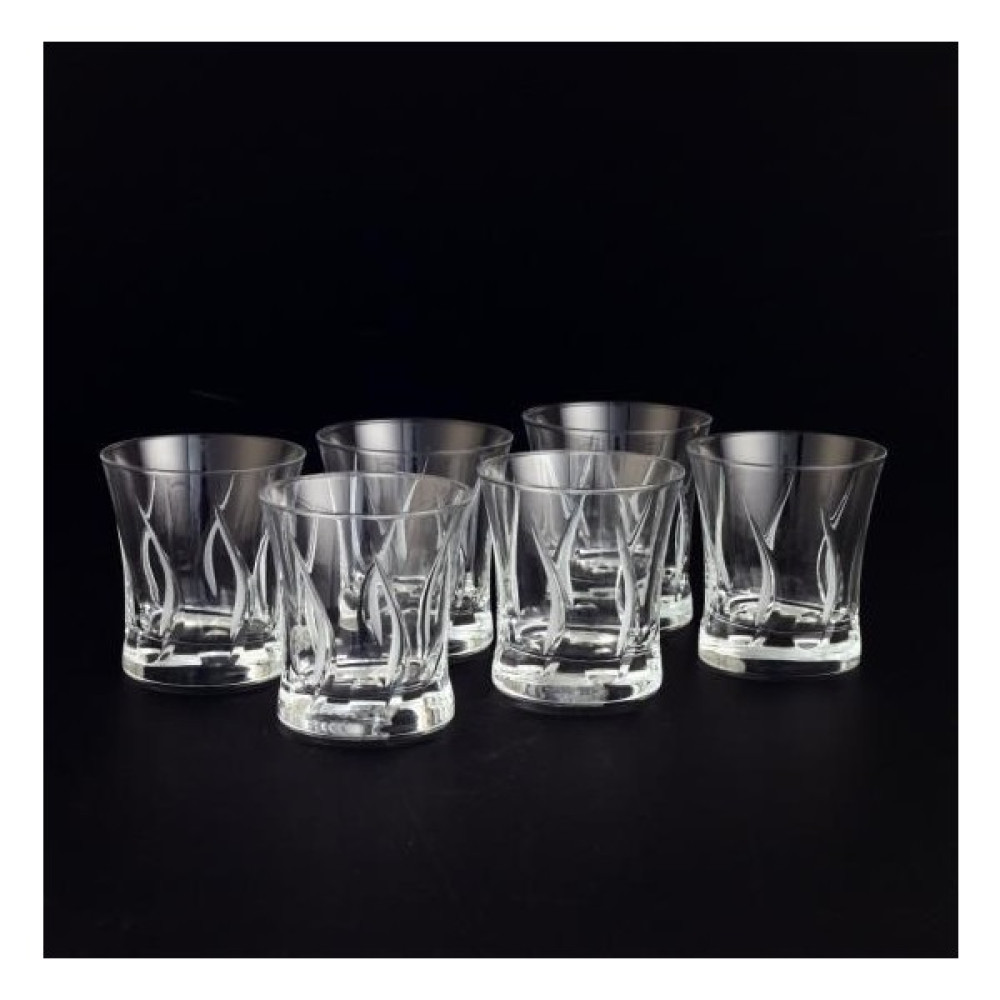 Fantasia Collection Dekorlu Huma Su/meşrubat 6lı Bardak Takımı - 6 Adet - Şeffaf - 240 ml Fincan / Bardak / Kahve Takımı Fiyatı