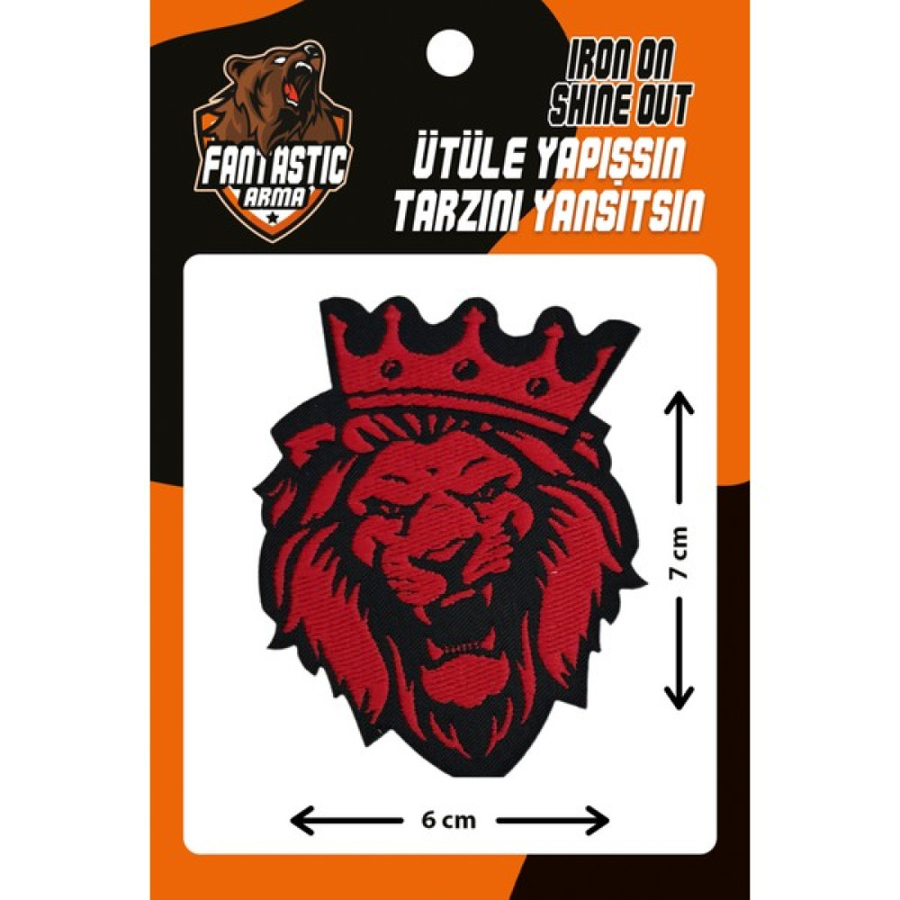 Fantastic 10'lu Paket Ütü Ile Yapışan Dokuma Arma Patch Yama Aslan Modeli Oyun & Hobi Fiyatı