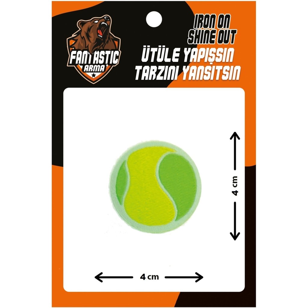 Fantastic Arma 10'lu Paket Ütü ile Yapışan Dokuma Patch Yama Tenis Topu Modeli Diğer Fiyatı