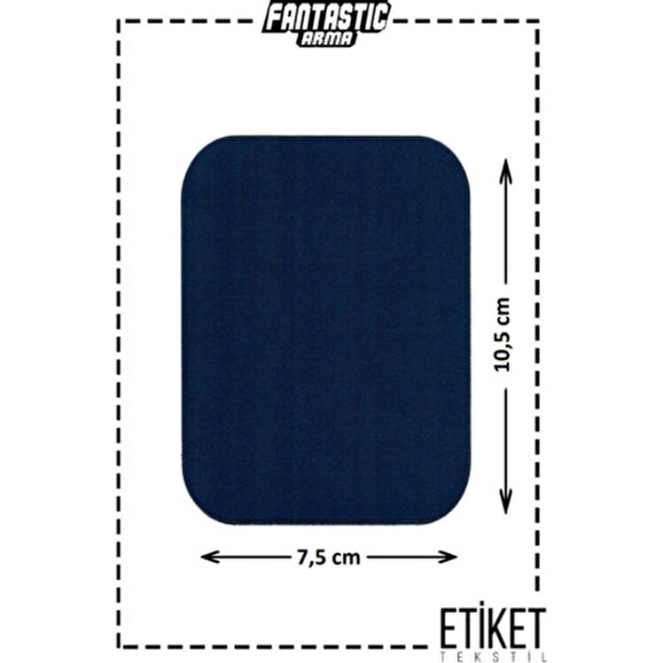 Fantastic Arma Lacivert Ütü ile Yapışan Dokuma Arma Patch Giysi & Kıyafetler İçin Kolay Uygulama Diğer Fiyatı
